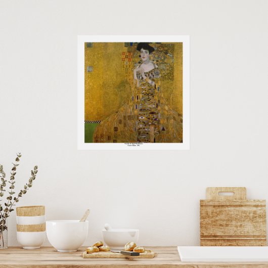 Adele Bloch Bauer door Gustav Klimt Poster (Keuken)
