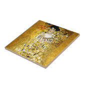 Adele Bloch-Bauer I van Gustav Klimt Art Nouveau Tegeltje (Zijkant)