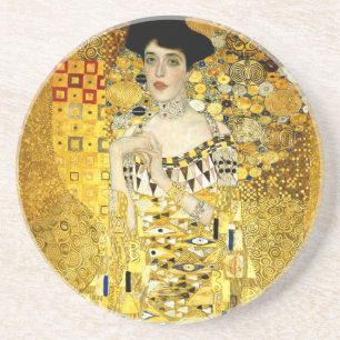 Adele Bloch-Bauer I van Gustav Klimt Art Nouveau Zandsteen Onderzetter