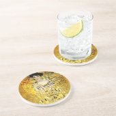 Adele Bloch-Bauer I van Gustav Klimt Art Nouveau Zandsteen Onderzetter (Zijkant)