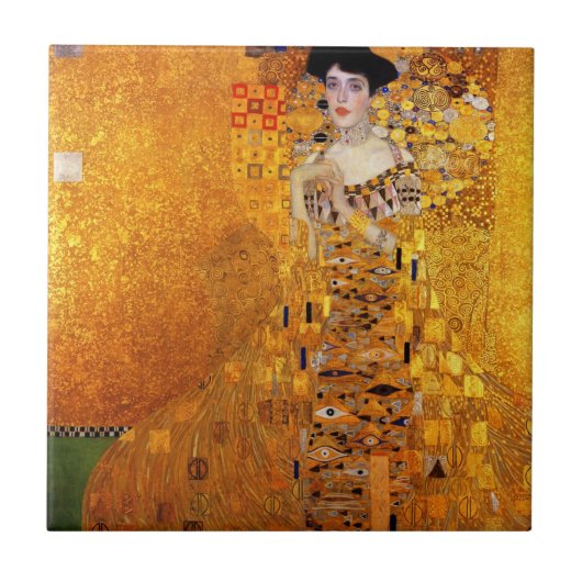 Adele Bloch-Bauer's portret van Gustav Klimt Tegeltje (Voorkant)