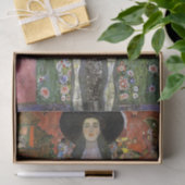 Adele Bloch door Gustav Klimt art nouveau art Tissuepapier (Geschenk)