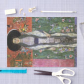 Adele Bloch door Gustav Klimt art nouveau art Tissuepapier (Craft)