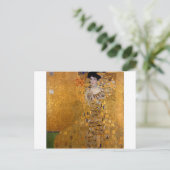 Adele, de Dame in Goud - Gustav Klimt Briefkaart (Staand voorkant)