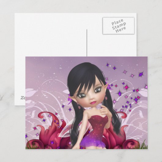 Adele Fairy Briefkaart (Voorkant / Achterkant)