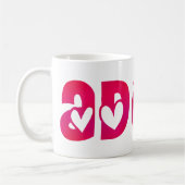 Adele in Hearts Koffiemok (Links)