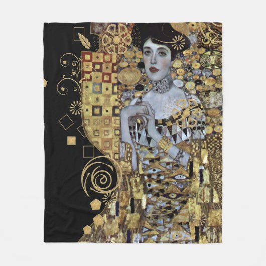 Adele Klimt Fleece Blanket (Voorkant)
