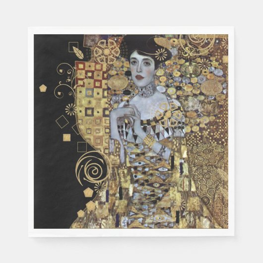 Adele Klimt Paper Napkin Servet (Voorkant)