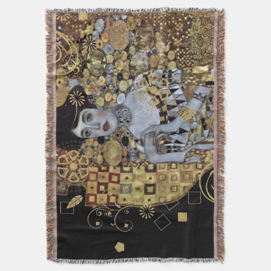 Adele Klimt Throw Blanket Deken (Voorkant Verticaal)