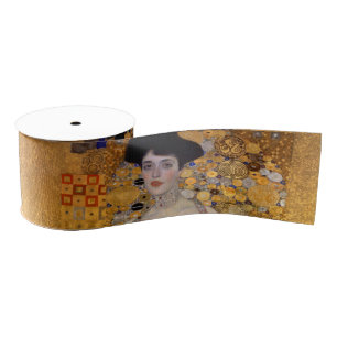 Adele, Lady in Gold Art van Gustav Klimt Grosgrain Lint
