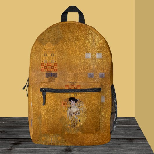 Adele, Lady in Gold van Gustav Klimt,  Bedrukte Rugzak