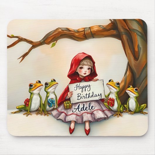 ADELE ~ Met vriendelijke kikkers ~ Muismat (Voorkant)