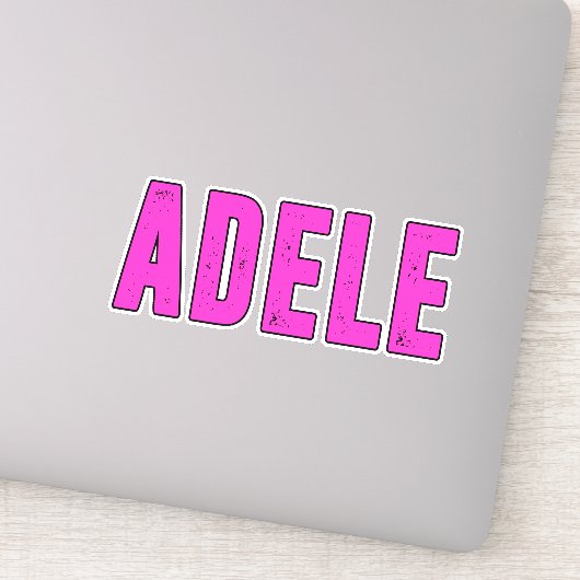 Adele-naam, voor Adele Sticker (Detail)