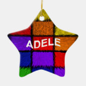 ADELE ( naam vrouw ) Keramisch Ornament (Voorkant)