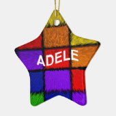 ADELE ( naam vrouw ) Keramisch Ornament (Links)