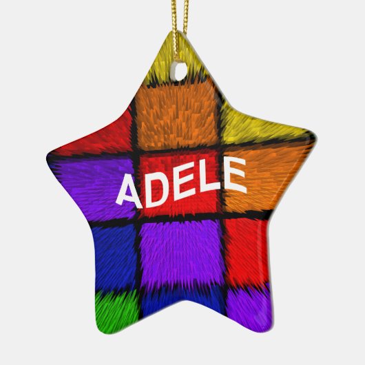 ADELE ( naam vrouw ) Keramisch Ornament (Links)
