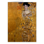 Adele Portrait Gustav Klimt Blank Note Kaart (Voorkant)