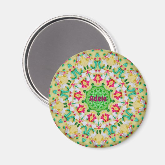 ADELE ~ SNOEP MAN gepersonaliseerd paaspatroon ~ Magneet (Voorkant / Achterkant)