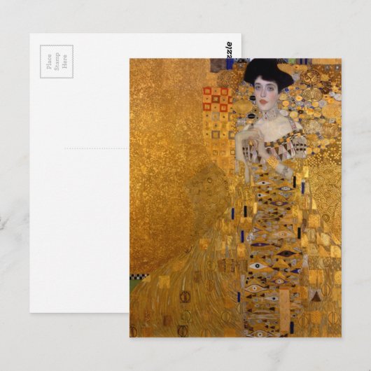 Adele, The Lady in Gold - Gustav Klimt Briefkaart (Voorkant / Achterkant)