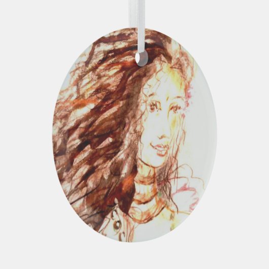 Adelia Glas Ornament (Voorkant Rechts)