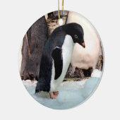 Adelie Penguin Keramisch Ornament (Links)