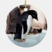 Adelie Penguin Keramisch Ornament (Achterkant)