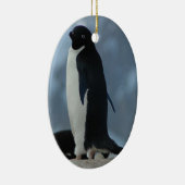 Adelie Penguin-kerstversiering Keramisch Ornament (Rechts)