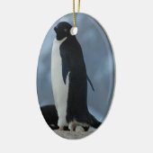 Adelie Penguin-kerstversiering Keramisch Ornament (Links)