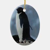 Adelie Penguin-kerstversiering Keramisch Ornament (Voorkant)
