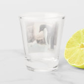 Adélie penguin Shot glass Glas (Achterkant)