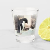 Adélie penguin Shot glass Shot Glas (Voorkant)
