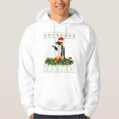 Adelie Penguin Vogelliefhebber Ugly Adelie Penguin Hoodie (Voorkant)
