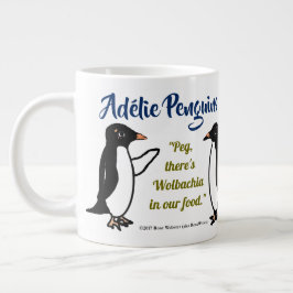 Adélie Penguins 20 oz. mok van RoseWrites