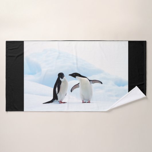 Adelie Penguins Bad Handdoek (Badhanddoek)