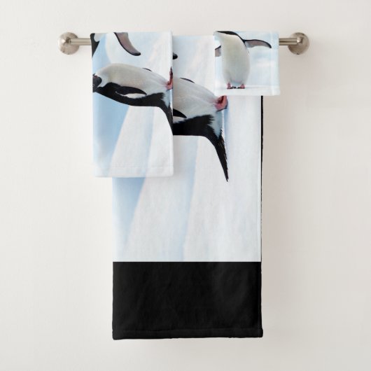 Adelie Penguins Bad Handdoek (Insitu)