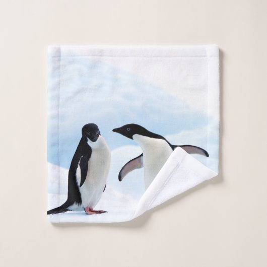 Adelie Penguins Bad Handdoek (Wasdoekje)