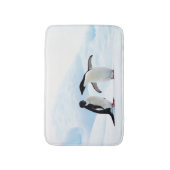 Adelie Penguins Badmat (Voorkant Verticaal)