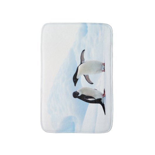 Adelie Penguins Badmat (Voorkant Verticaal)