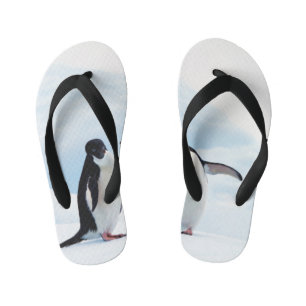 Adelie Penguins Kinder Teenslippers