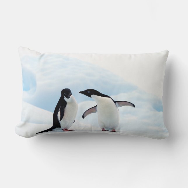 Adelie Penguins Kussen (Voorkant)