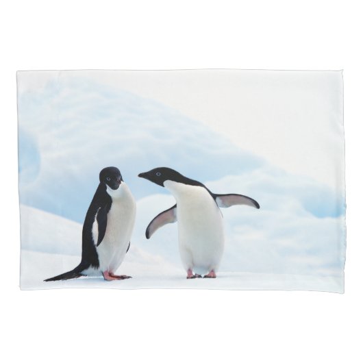 Adelie Penguins Kussensloop (Voorkant)