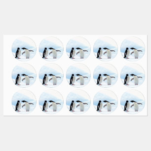 Adelie Penguins Labels