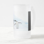 Adelie Penguins Matglas Bierpul (Voorkant rechts)