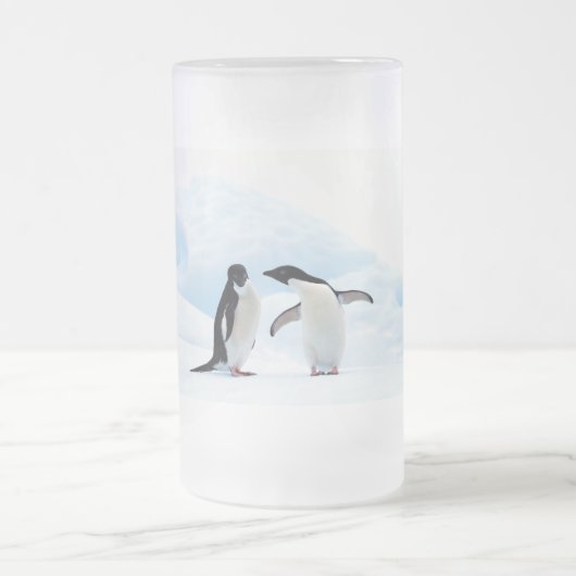 Adelie Penguins Matglas Bierpul (Center)