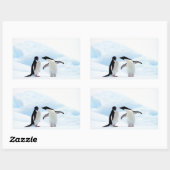Adelie Penguins Rechthoekige Sticker (Vel)