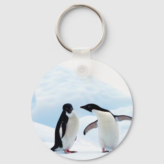 Adelie Penguins Sleutelhanger (Voorkant)
