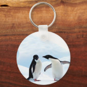Adelie Penguins Sleutelhanger (Voorkant)
