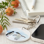 Adelie Penguins Sleutelhanger (Voorkant Rechts)