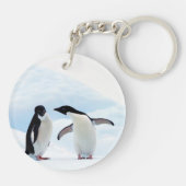 Adelie Penguins Sleutelhanger (Achterkant)