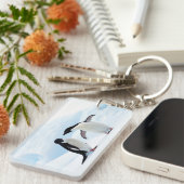 Adelie Penguins Sleutelhanger (Voorkant Rechts)